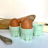 Vintage opaline glass coquetiers