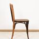 Paire de chaises bistrot JJ. Kohn en bois courbé