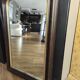 Louis-Philippe mirror in old wood and patinated gilded surround