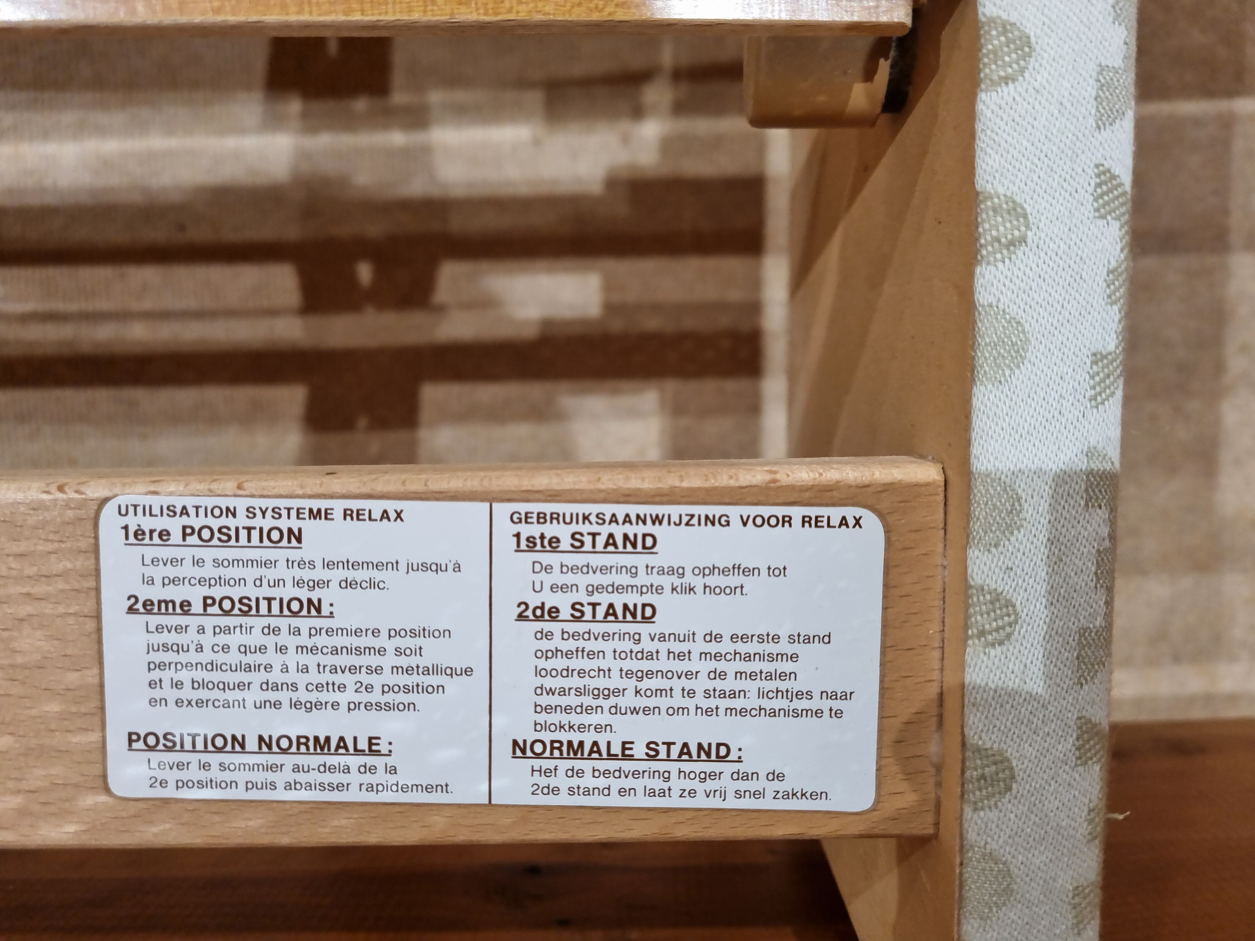 Old cane bed 70s 80s