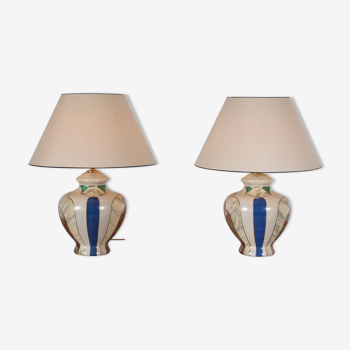 Pair of Paulo Marioni table lamps for Marioni, Italy, 1960