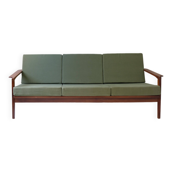 Banquette 3 places en palissandre