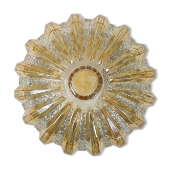 Glass globe ceiling light