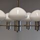 Space age chandelier with 5 lights from the 60s/70s