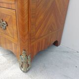 Commode Louis XIV régence en marqueterie et bronze