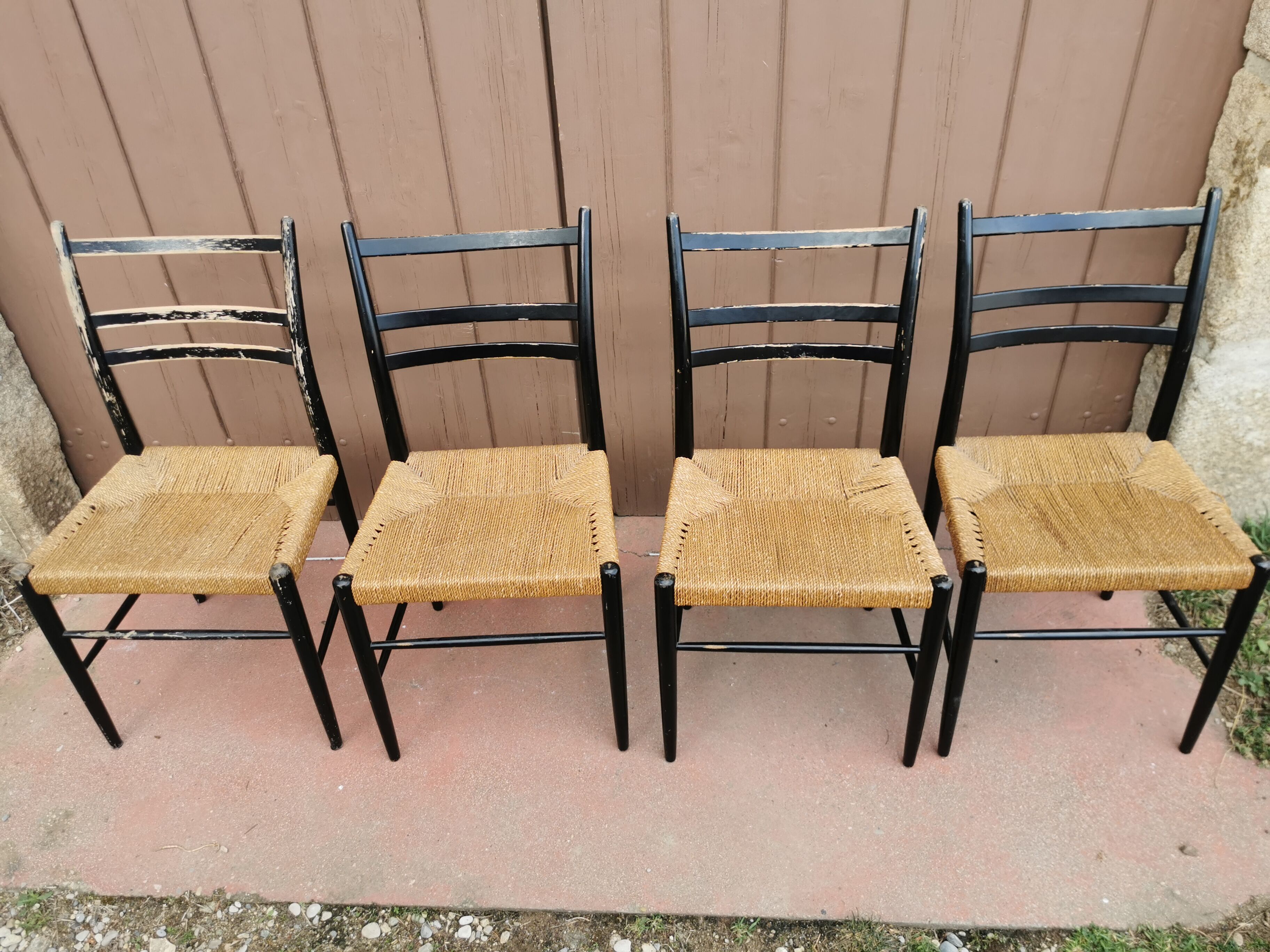 Lot de quatre chaises Gemla modèle Gracell