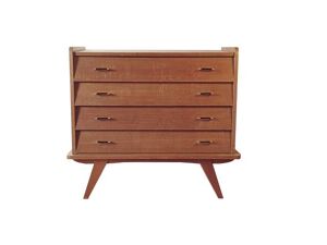 Commode vintage inclinée - pieds compas