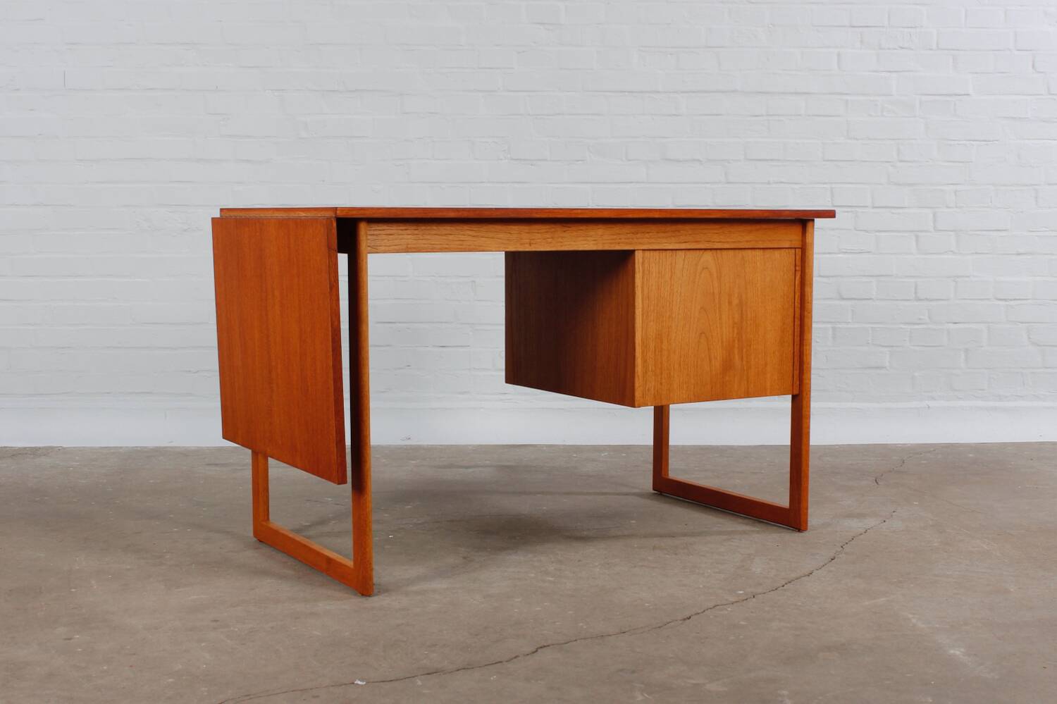 Vintage Teak Schreibtisch VI Ma Mobler Danish Mid Century 60er