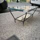 Table basse en mosaïque de marbre et pierres dures