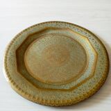 Moroccan brass tray