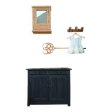 Black Parisian sideboard (renovated)