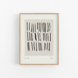 Abstract giclee print, 50x70cm