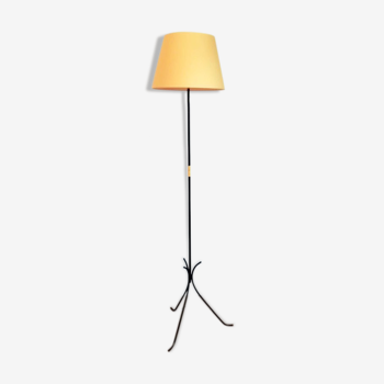 Lampadaire vintage noir et jaune