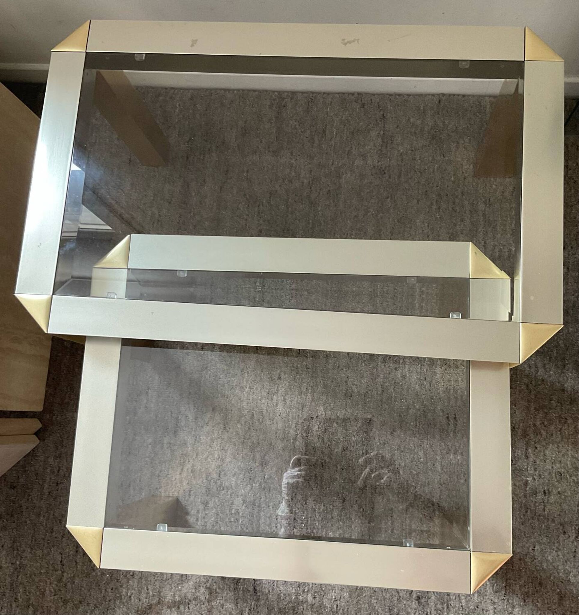 Duo de tables gigognes des années 70