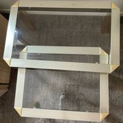 Duo de tables gigognes des années 70