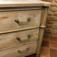 19th-century oak commode