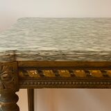 Middle table console marble top