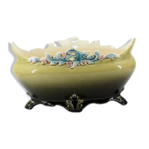 Antique jardinière en - barbotine