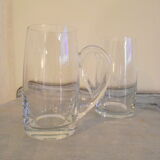 2 bohemian crystal mugs