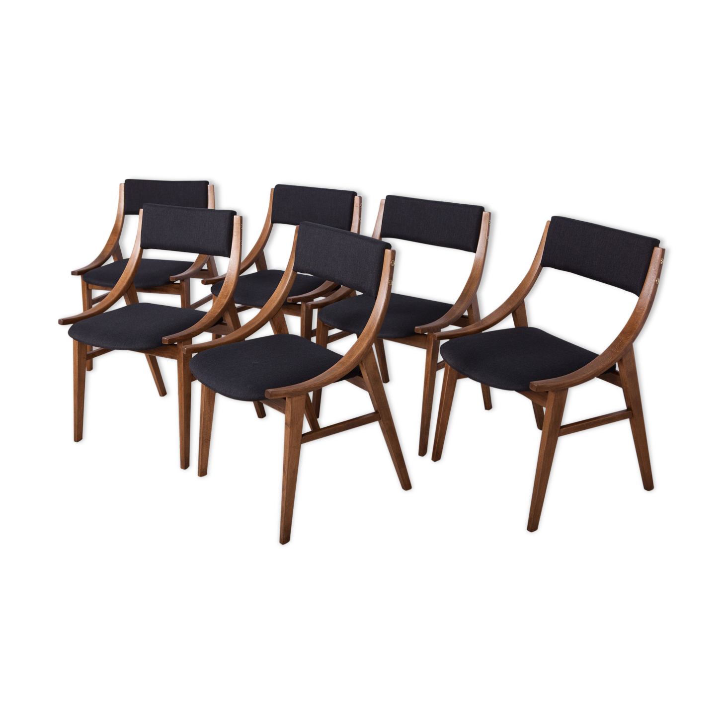 Chaises sauteur à ski polonaises de Zamojska Furniture Factory années 1970