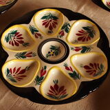 Set d'assiette à huitres HB Quimpert