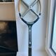 Vintage wooden racket and tensioner "vicort" 70s