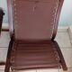 Fauteuil Ingmar Relling chauffeuses et Ottoman bois vintage scandinave