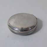 Old silver pill box