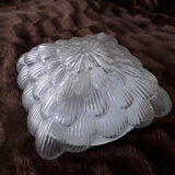 Plafonnier en verre vintage
