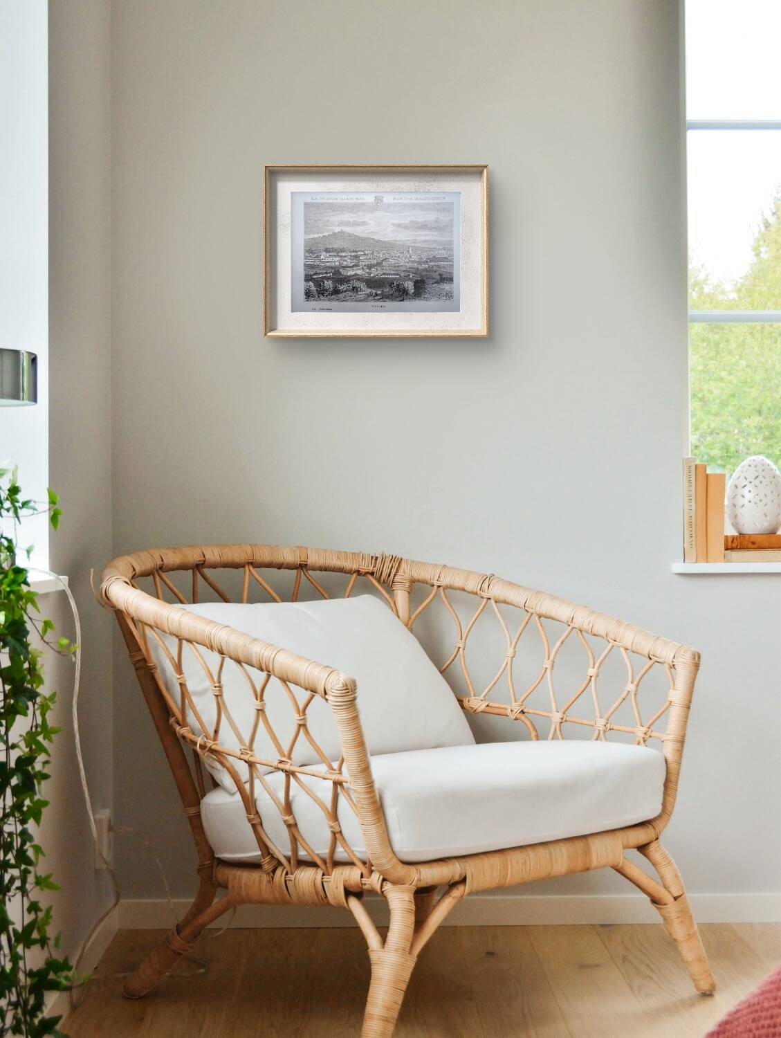 Vesoul, Haute-Saône, printed illustration from 1883.