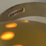 Pair of vintage brass wall lights by PARSCOT, France, 1970