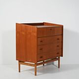 Scandinavian teak vanity chest, 1950s/60s