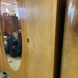 Large art deco 3-door wardrobe