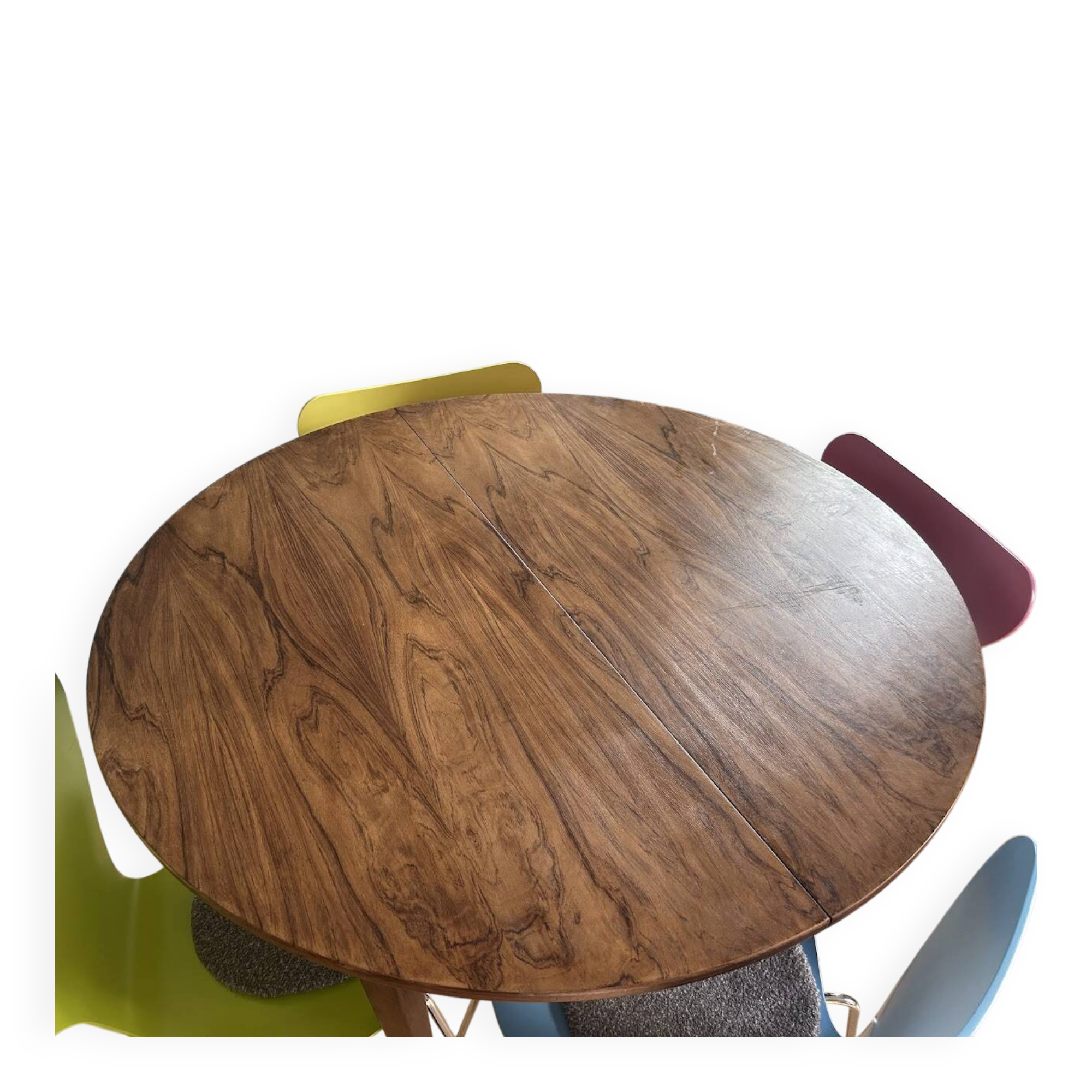 Rosewood table with butterfly extension