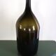 Large old bottle dame-jeanne dark green