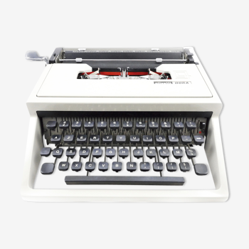 Typewriter olivetti dora gray vintage