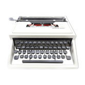 Typewriter olivetti dora gray vintage
