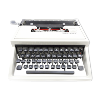 Machine à écrire olivetti dora grise