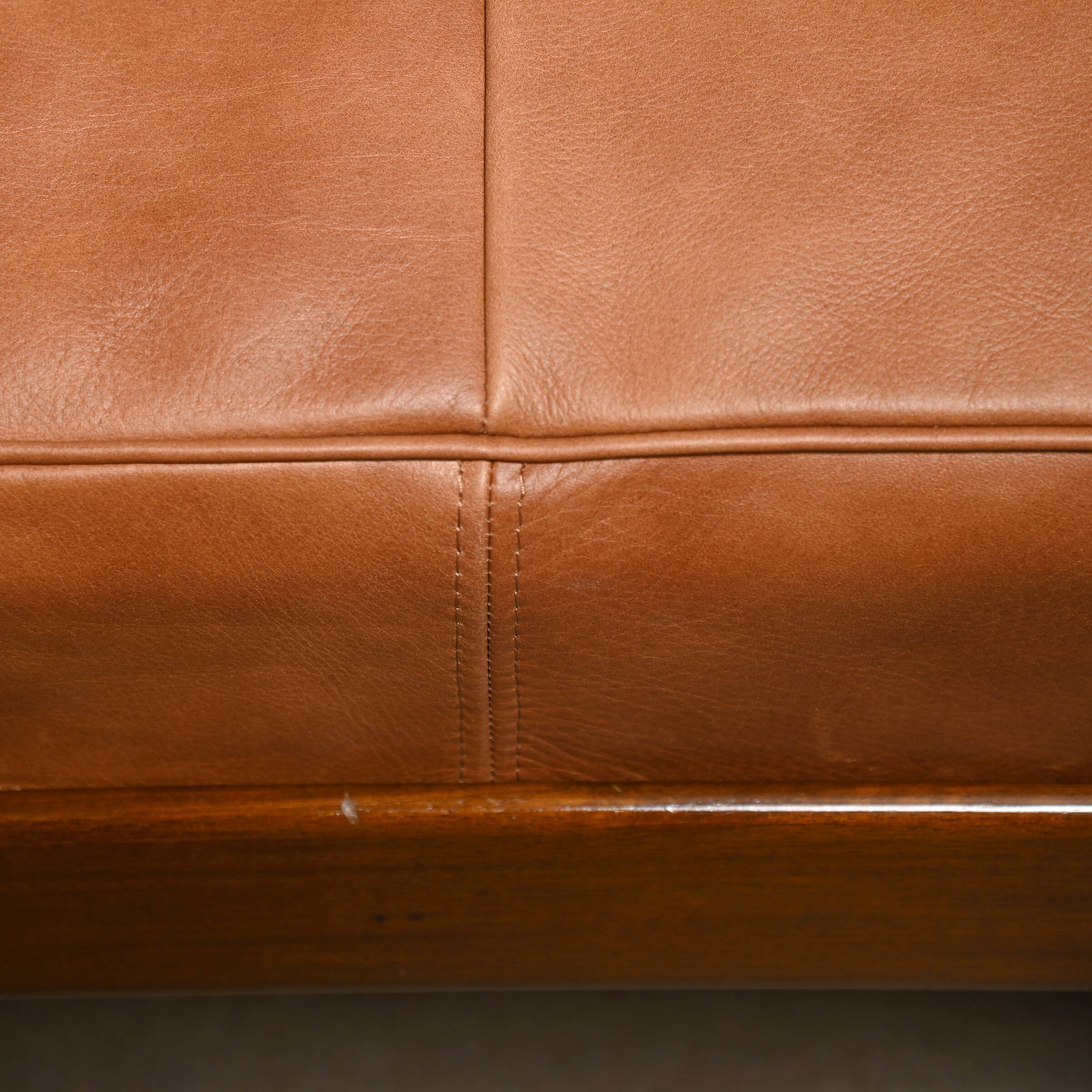 Scandinavian Daybed in Cognac Leather for Horsens Møbelfabrik, Denmark
