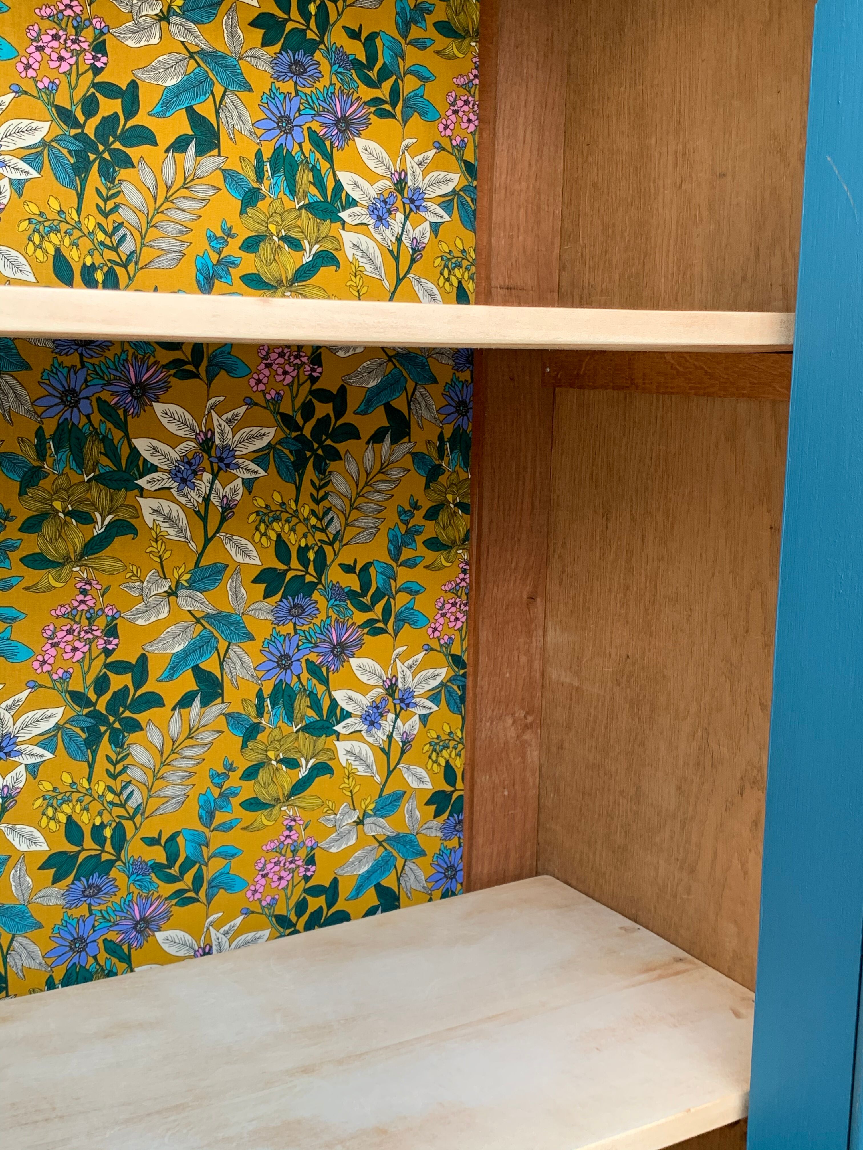 Glass-glazed Parisian wardrobe 1950