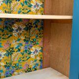 Glass-glazed Parisian wardrobe 1950