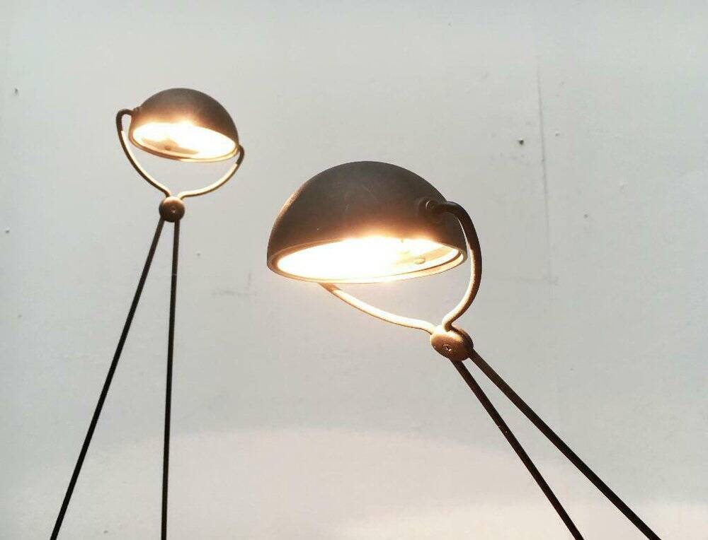 Vintage Italian postmodern Meridiana table lamps by Paolo Francesco Piva for Stefano Cevoli, 1980s, set of 2.