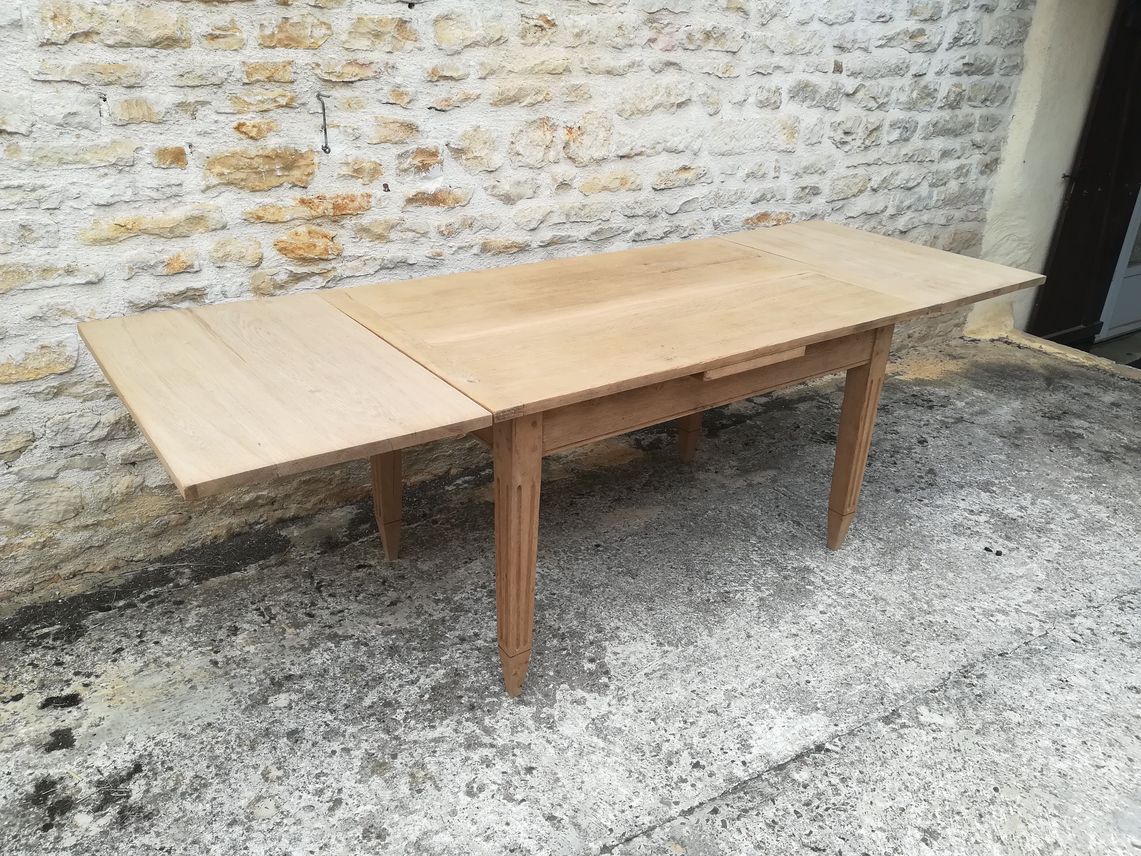 Oak farmhouse table