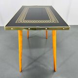 Petite table d'appoint en verre du milieu du siècle, Allemagne