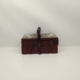 Table worker in wood and fabric