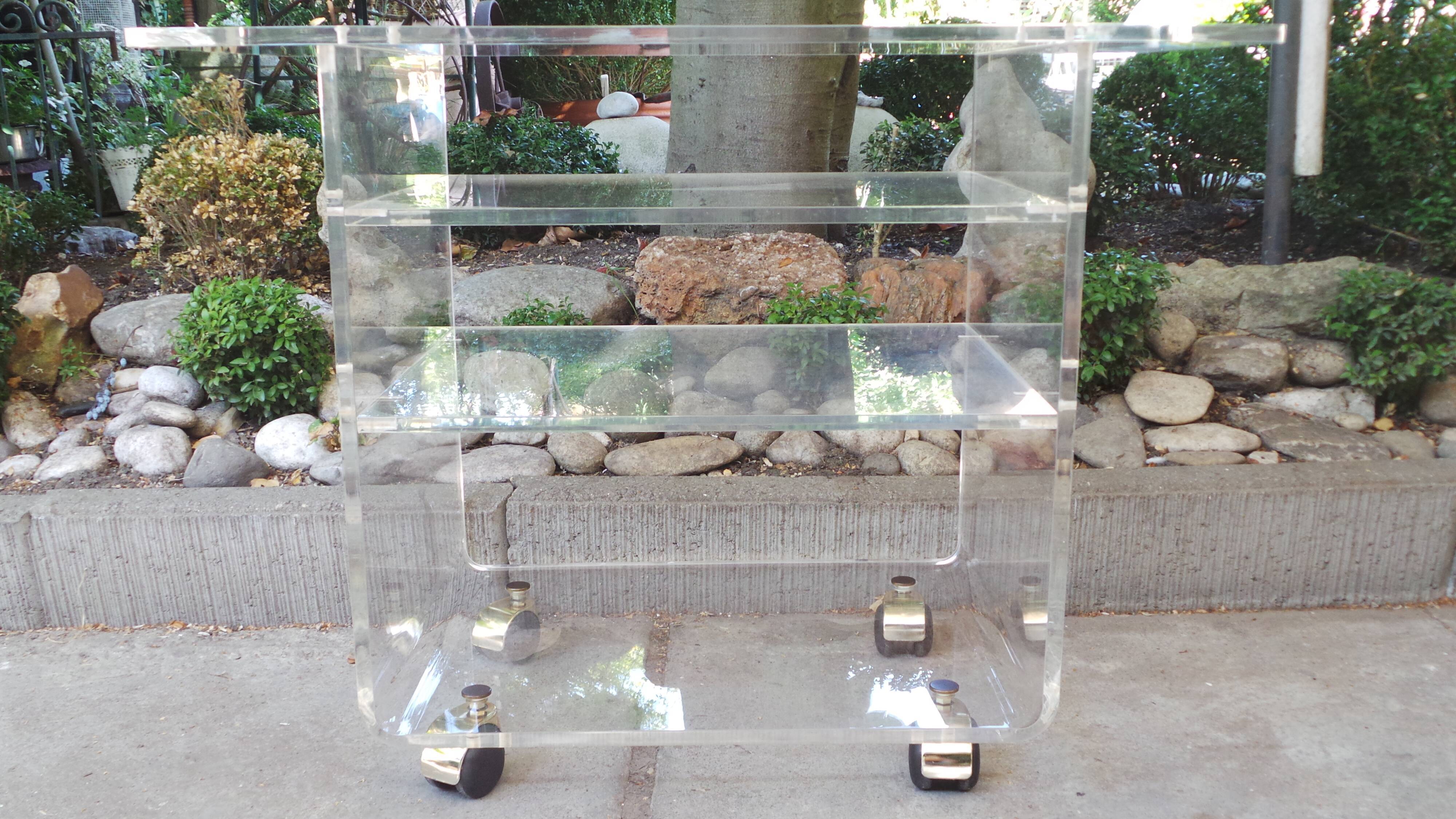 70's Plexiglas wheelchair