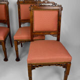 Set of 4 Japanese chairs by Gabriel Viardot, circa 1880