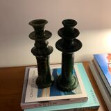 Pair of tamegroute candle holders