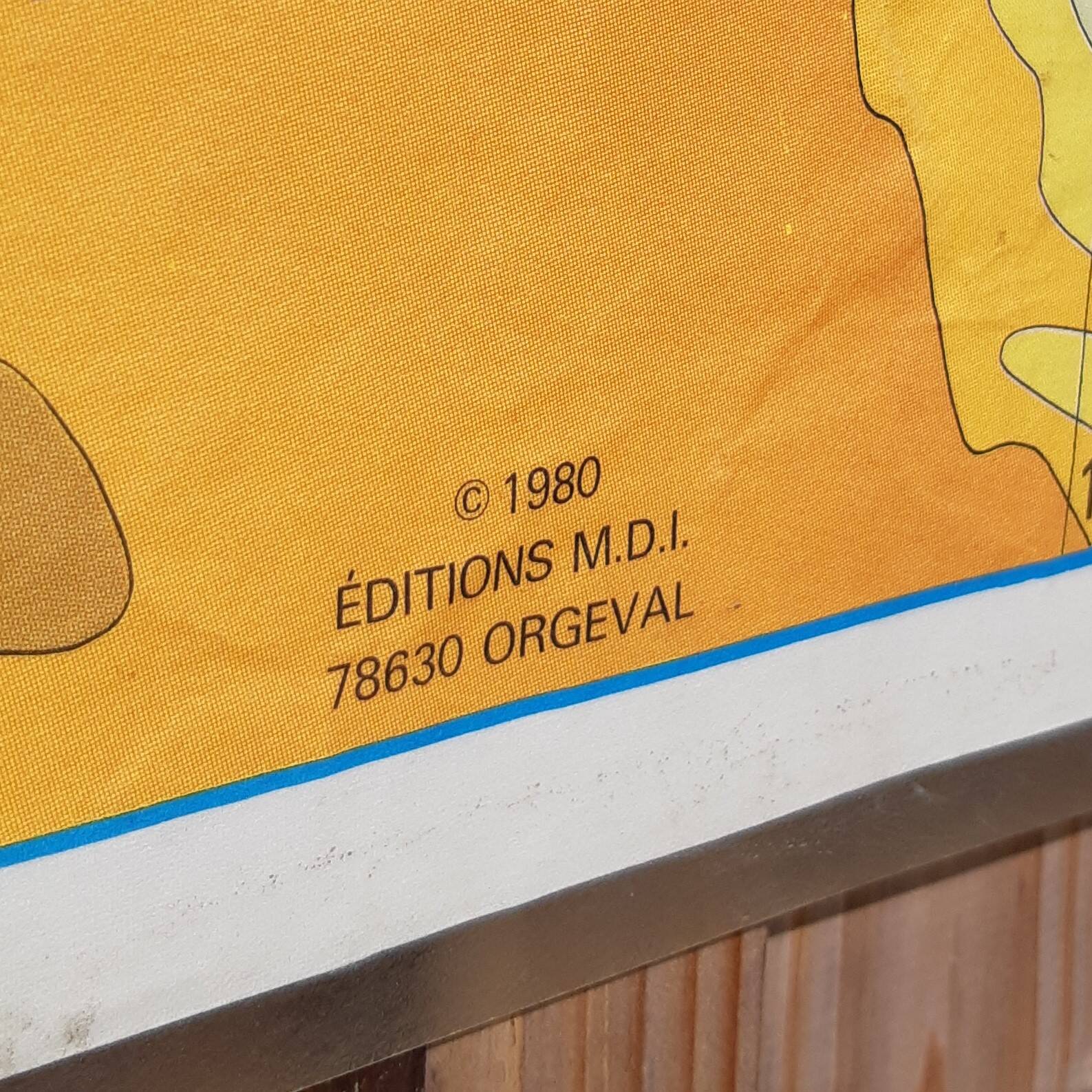 School map representing the United States of America