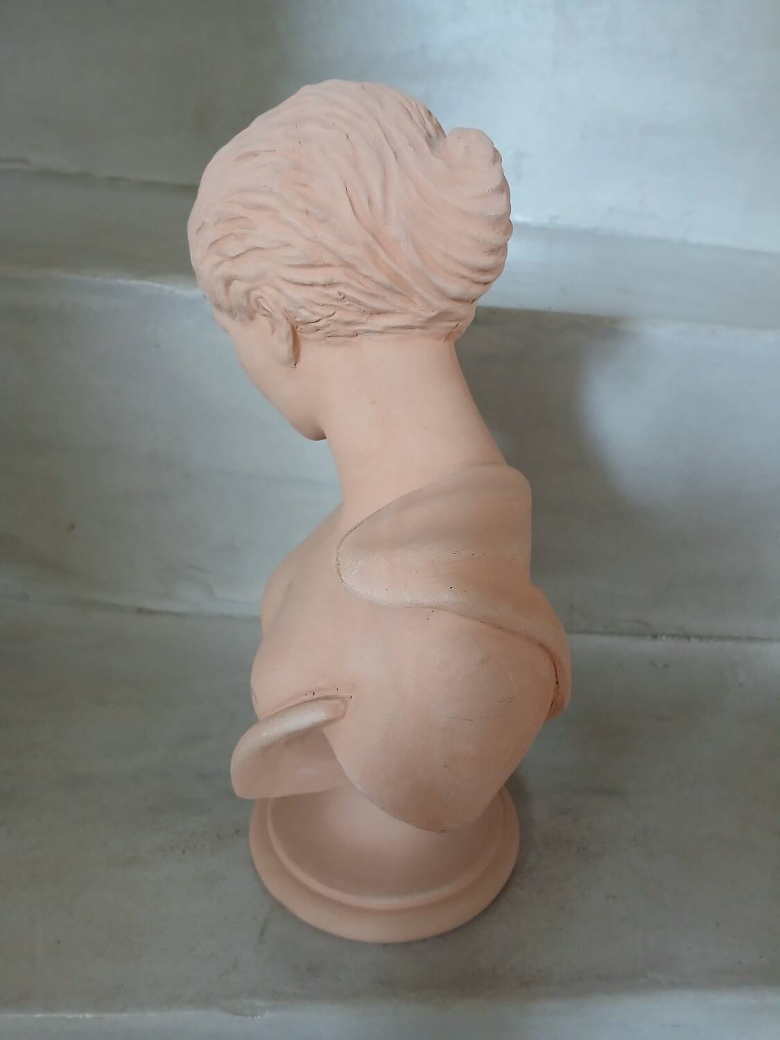 Terracotta bust of a woman